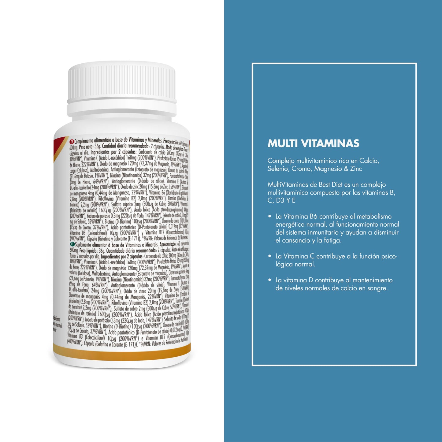 Multivitaminas– Energía, Inmunidad y Bienestar