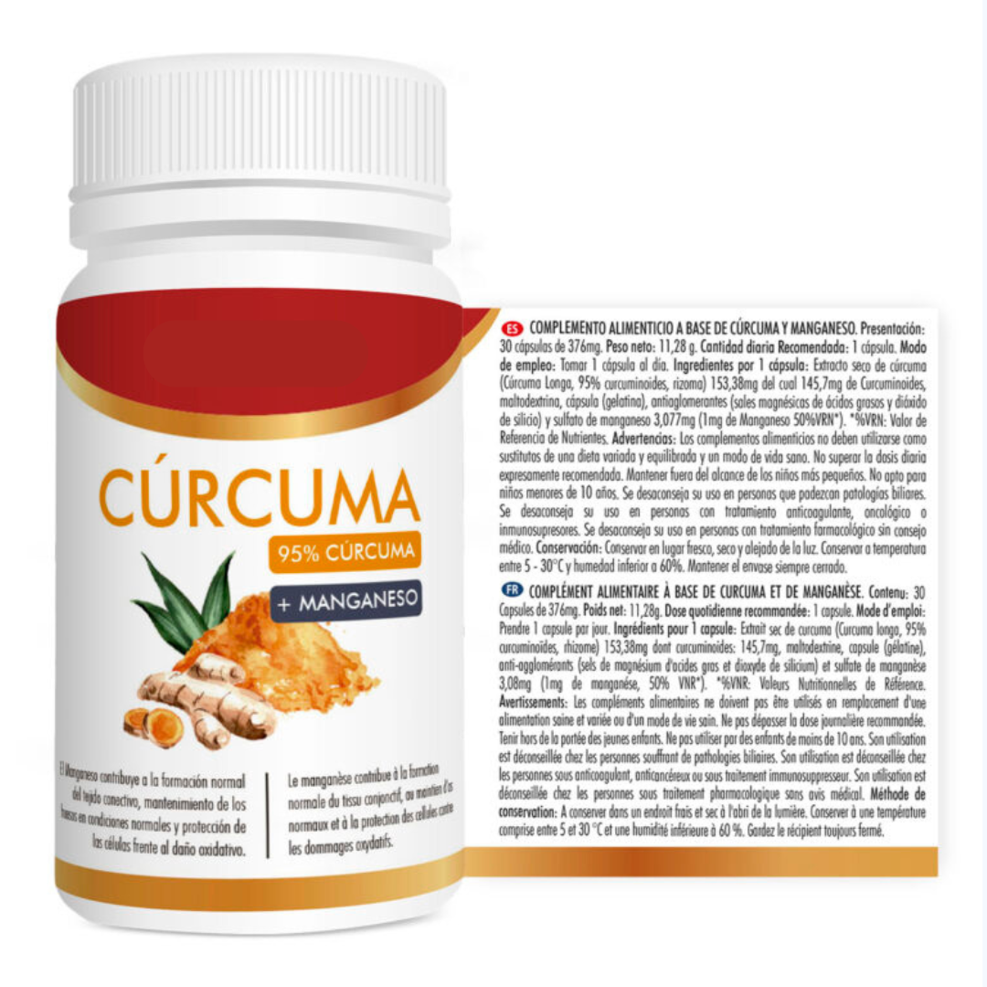Cúrcuma– Apoyo Articular y Antioxidante Natural