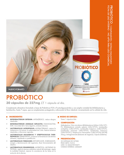 Probiótico – Salud Digestiva e Inmunidad